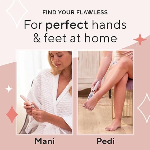 Finishing Touch Flawless Salon Nails Kit, Electronic Nail File and Full Manicure and Pedicure Tool thumbnail 10