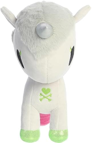 Aurora Enchanting ©Tokidoki Mermicorno Deejay Stuffed Animal - Bright & Colorful Design - Showpiece Plush - White 9.5 Inches thumbnail 6