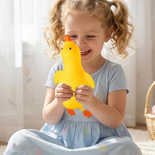 Duck Squish, Jumbo Pinch Toys for Kids, Cute Butter Stress Balls, Slow Rebound Ultra-Soft, Reusable Fidget Pinch Toys for Kid Boys Girls Teens Adult Women Men Kindergarten Birthday Christmas New Year thumbnail 9