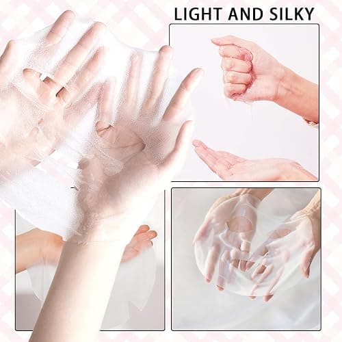 10PCS Plant Fruit Sheet Face Masks Set,Moisturizing Facial Sheet Masks,Hydrating Face Masks Sheet Masks Set,Non-greasy Overnight Face Sheet Masks Facemasks for Women and Men A thumbnail 5