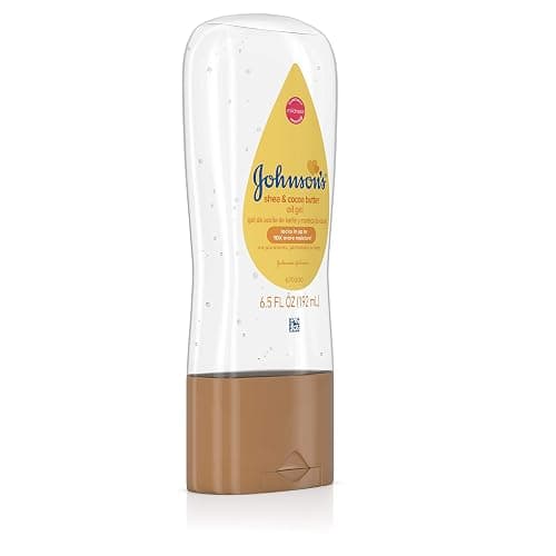 Johnson's Baby Oil Gel, Moisturizing Baby Massage Mineral Oil Enriched with Shea & Cocoa Butter, Dry Skin Relief for Babies, Kids & Adults, Nourishing & Gentle on Delicate Skin, 6.5 fl. oz thumbnail 5