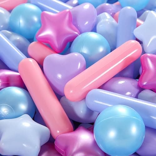 STARBOLO Ball Pit Balls for Kids -Pack of 150 200 500 Colorful Ball Pit Balls Crush Proof Plastic Toy Balls for Toddlers Ball Pit, Ball Pit Play Tent, Baby Pool Water Toys thumbnail 3