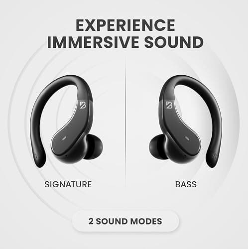 Back Bay Audio - Runner's Wireless Earbuds for Running, Gym Wrap Around Earbuds Bluetooth Headphones for Sports, Sport Running Headphones, Hook Over The Ear Buds, Wrap Around Earphones with Earhooks thumbnail 5