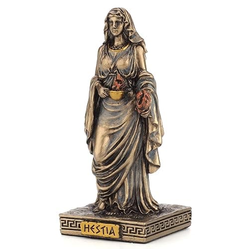 Veronese Design Greek Gods Miniature Figurine (Hestia, Bronze) thumbnail 5