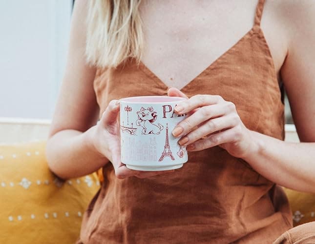 Disney The Aristocats Marie Pink Icons Ceramic Coffee Mug | Cup For Espresso, Tea | Holds 13 Ounces thumbnail 6