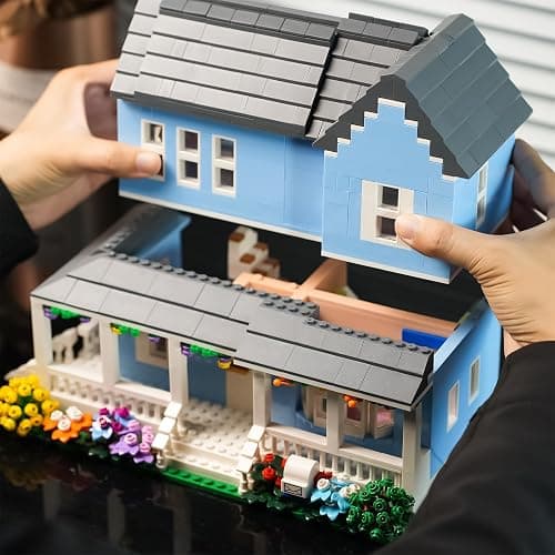 Gilmore House Building Set for Girls, Cozy Architecture Model Kit | Stars Hollow Luke’s, Meaningful Mother Daughter Gifts for Women, Teen Girls and Fans 1559 Pcs thumbnail 3