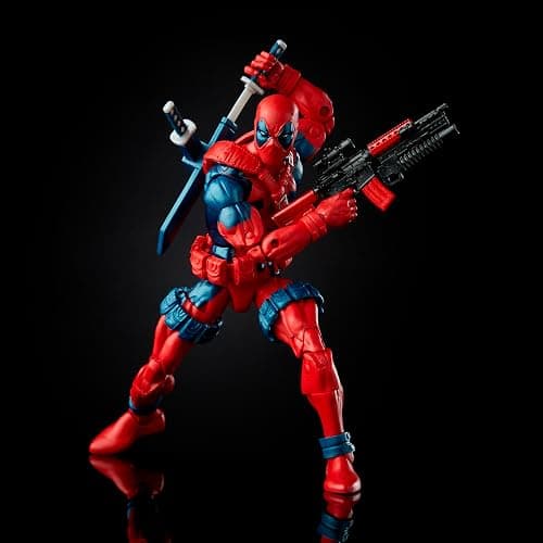 Marvel Legends Series Deadpool, Marvel Comics Uncanny X-Men X-Force Retro Collectible 6 Inch Action Figure for Adults Ages 14 and Up thumbnail 4