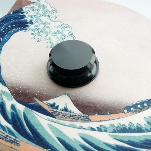 Menesia Record Weight Stabilizer, Turntable and Vinyl Record Weight, Premium Vinyl Stabilizer for Superior Sound (Black) thumbnail 6