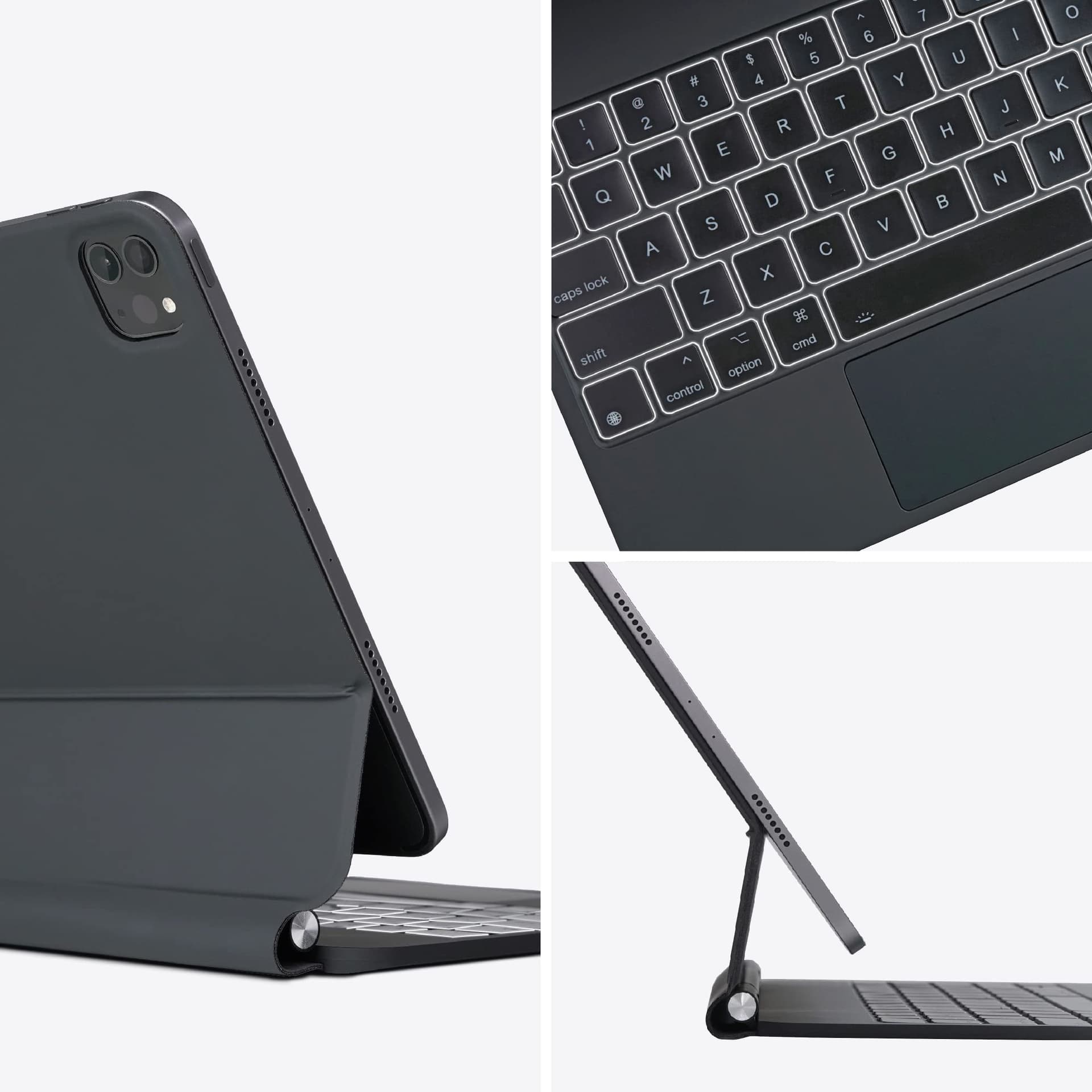 Magic Keyboard for iPad 10th Generation 2022 / iPad(A16) 11th Gen 2025, Floating Magnetic Keyboard Case Built-in Multi-Touch Trackpad Compatible with iPad 10.9 Inch 10th Gen, Backlit (Black) thumbnail 4
