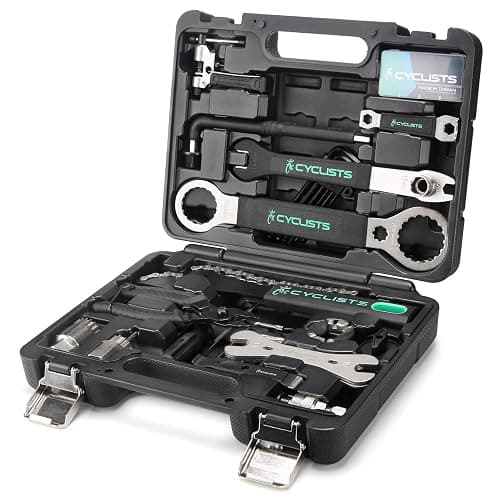 23 Piece Bike Tool Kit - Bicycle Repair Tool Box Compatible - Mountain/Road Bike Maintenance Tool Set with Storage Case - Image 1