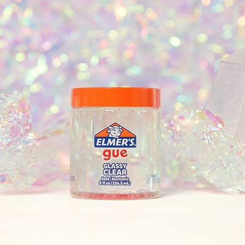 Elmer's Gue Pre Made Slime, Glassy Clear Slime, Great for Mixing in Add-ins, 2 Count thumbnail 7