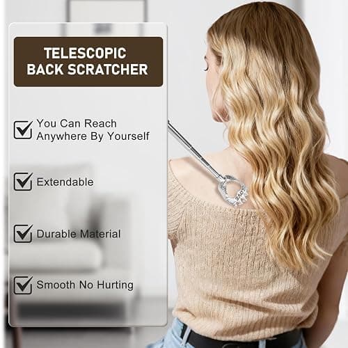 SIKEMAY 5 Pack Back Scratcher, Stocking Stuffers for Men Women Adults Teens | White Elephant Gifts Adults Prizes, Funny Gag Small Gifts for Christmas Valentines Birthdays, Easter Basket Stuffers thumbnail 4