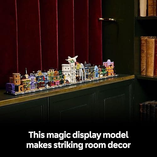 LEGO Harry Potter Diagon Alley Wizarding Shops Building Set for Adults - Collectible Kit for Harry Potter Fans with 12 Microfigures - Gift Idea for Men, Women, Fans - 76444 thumbnail 6