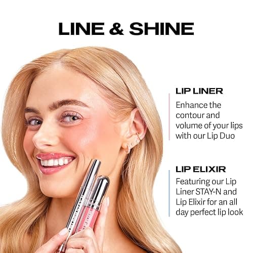 Sacheu Lip Liner STAY-N Peel Off Lip Stain — Long Lasting Waterproof Lip Tint with Hyaluronic Acid & Vitamin E — Transfer Proof Matte Finish, Vegan & Cruelty-Free (p-INKED & Bunny Ear) thumbnail 5