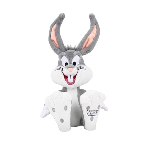 Jazwares Warner Bros. Discovery Looney Tunes, 8-Inch Bugs Bunny Plush - Super-Soft and Huggable Plush Toy - Official Licensed Plush - for All Ages - Image 1