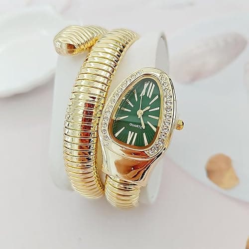 DGCZYXGL Snake Watches for Women, Snake Watch, Snake Shape Bangle Watches, Women's Dressing Snake Shape Bracelet Watch thumbnail 7