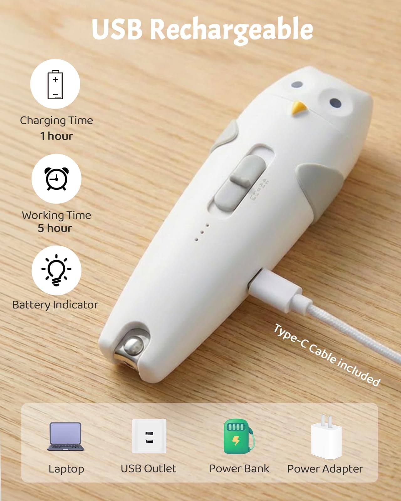 Lictin Baby Healthcare and Grooming Kit, 26 in 1 Rechargeable Baby Nail Trimmer Electric Set,Safe Baby Nail File with Auto Light, Newborn Nursery Health Care Kit, Portable Baby Safety Care Set thumbnail 4