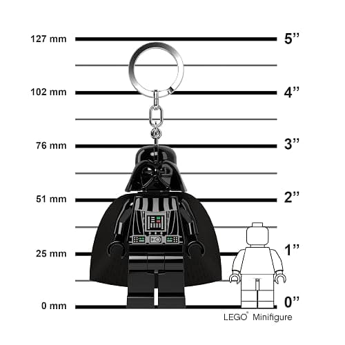 LEGO Star Wars - Large 3 Inch Tall Figure Key Light - Darth Vader (KE7H) thumbnail 3