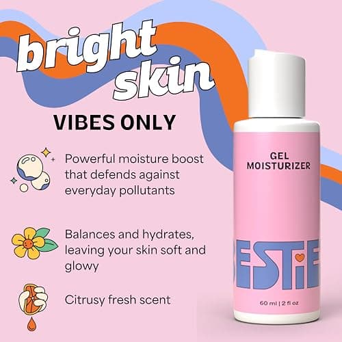 InstaNatural BESTIES Gentle Teen Gel Face Moisturizer | with Vitamin C, Hyaluronic Acid, Niacinamide for Hydration, Smoothness, Even Skintone | Simple Skincare for Healthy Skin (for All Skin Types) thumbnail 2