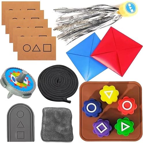 Korean Traditional GamesGonggi Korean Games Traditional Games Capture Toys, Multiplayer Interactive Game Family Game Set - Image 1