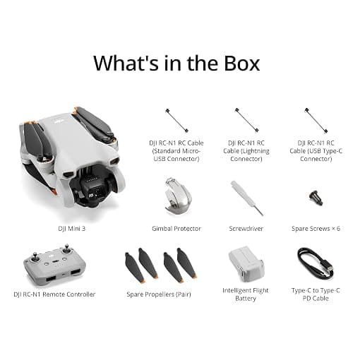 DJI Mini 3, Drones with Camera for Adults 4K, 38-min Flight Time, up to 32800ft (10km) Video Transmission, True Vertical Shooting, GPS Auto Return Integrated, Mini Drone with Camera for Beginners thumbnail 6
