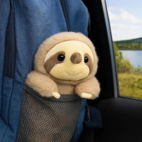 Mushymallow Adorable Sloth Stuffed Animal Soft Sloth Plush Toy Cute Birthday Gifts for Boys Girls Kids Toddlers thumbnail 5