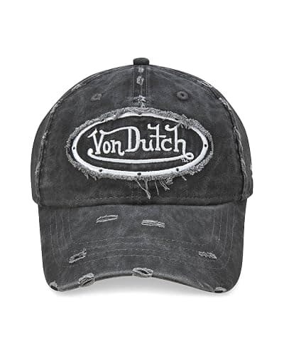 Von Dutch Men & Womens Baseball Caps - Breathable Adjustable Snapback Soft Cotton Canvas Curved Brim Vintage Hat thumbnail 7