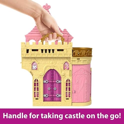 Mattel Disney Princess Toys, Storytime Stackers Belle's Castle, Stackable Doll House with Small Doll & 9 Pieces, Inspired by The Disney Movie thumbnail 3
