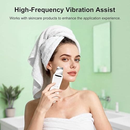 Face Blackhead Remover Tools, Deep Pore Cleaner Skin Scrubber Spatula Facial Scraper with USB Recharge, Silicone Brushes & Blackhead Needles Included thumbnail 3