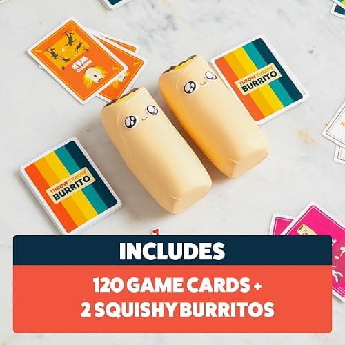 Exploding Kittens Throw Throw Burrito 2-6 Players - Ages 7+ - 15 Minutes to Play - Dodgeball Card Game - Party Game, Family Game Night, Kid and Adult Card Game thumbnail 3