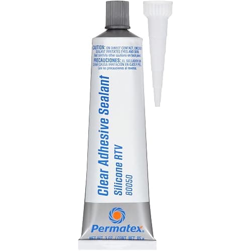 Permatex 80050 Clear RTV Silicone Adhesive Sealant, 3 oz thumbnail 4