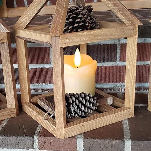 Homemory Flameless Votive Candles with Timer, 2" x 2" Real Wax, 400+Hour Realistic Black Wick Battery Operated Candles, Set of 6 for Wedding, Party and Holiday Decoration (Battery Included) thumbnail 5
