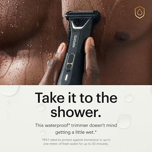 MANSCAPED® The Lawn Mower® 5.0 Ultra Groin & Body Hair Trimmer – Dual-Head SkinSafe® Trimmer & Foil Blades, Waterproof Wet/Dry Groomer, USB-C Rechargeable with Travel Case, Men’s Ball Shaver, Black thumbnail 3