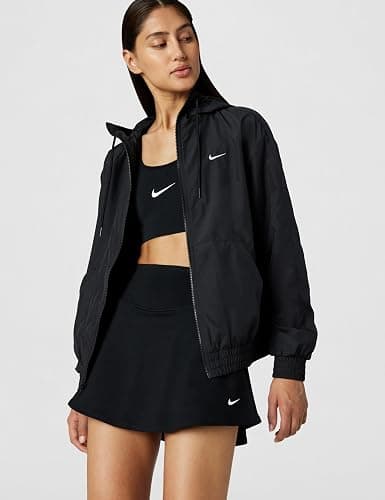 Nike Women's Sportswear Classic Wovens Loose UV Hooded Jacket thumbnail 5