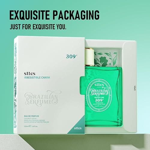 Sttes Perfume 309# (Irresistible Charm) – Eau de Parfum 100ml (3.4 fl oz) – Coconut Cream, Vanilla, Toasted Praline thumbnail 9