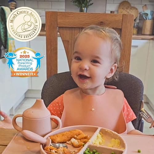 Moonkie Silicone Baby Sippy Cups | 3 Stages Training Cup Straw Cup for Infants Toddlers and Kid | 4 oz 2Pack thumbnail 7