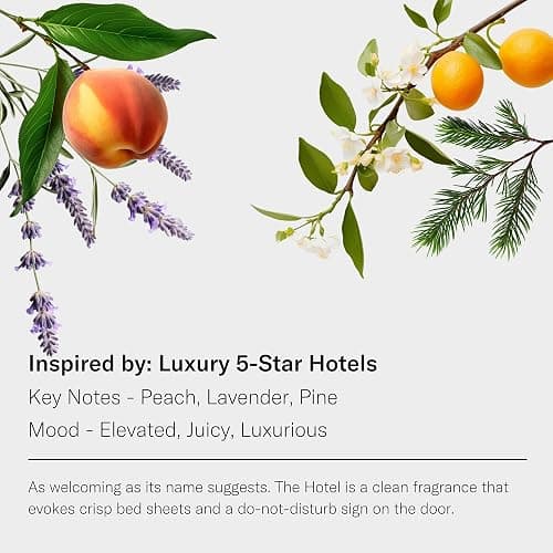 AromaTech The Hotel Premium Aroma Oil – Elevated & Luxurious Home Fragrance with Notes of Lavender, Citrus & Juicy Peach for Scent Diffusers, Cold-Air and UltraSonic Scent Machines – 60 mL thumbnail 2