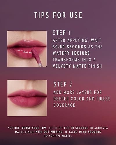 TIMEPHORIA Altera Blurring Lip Tint 002 Burst, True Red Glossy to Soft Matte Finish, Blur Lip Lines, Weightless No-Sticky Airy Velvet Texture, Vibrant Hydrating Long-Lasting Lip Makeup thumbnail 4