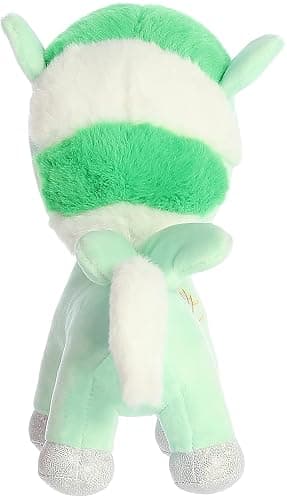 Aurora Enchanting ©Tokidoki Flower Power Water Lily Unicorno Stuffed Animal - Bright & Colorful Design - Showpiece Plush - Green 7.5 Inches thumbnail 5
