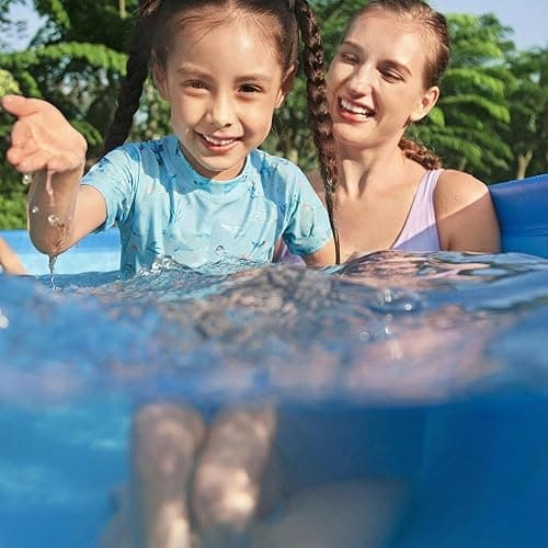 Bestway Steel Pro MAX 15’ x 48" Above Ground Pool, Round Metal Frame Outdoor Swimming Pool for Backyard, Blue, Pool ONLY thumbnail 2