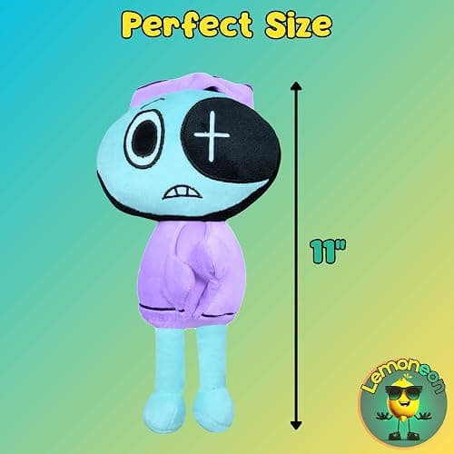 Lemoneon Dandy's World Plush 11" Astro Plush Stuffed Figure Pillow for Video Game Fans Room Decor with a Sticker Set thumbnail 2