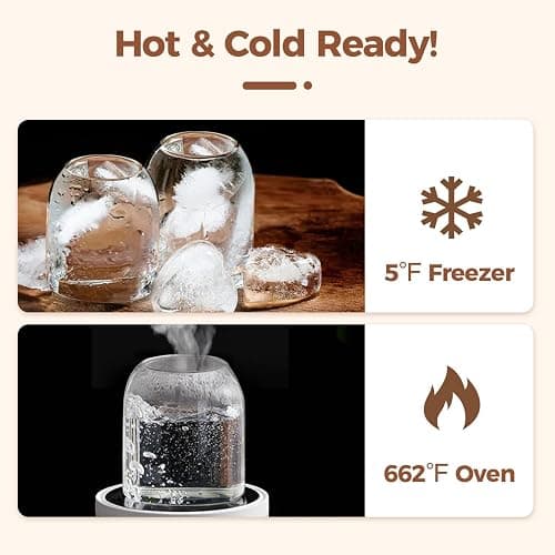 ComSaf Small Glass Jar with Ball Cork Lid 16 fl.oz Pack of 3, Decorative Cute Candy Coffee Suger Tea Jar, Versatile Used for Holding Salt Qtip Apothecary Cotton Swab and Gift thumbnail 6
