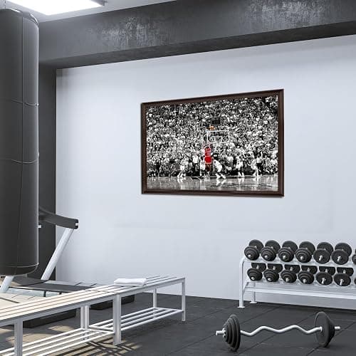Large Sports Poster (24"x32"), Basketball Superstar Michael Jordan, Bedroom Gymnasium Wall Art Decor, Unframed Canvas Poster (Pattern - C) thumbnail 5