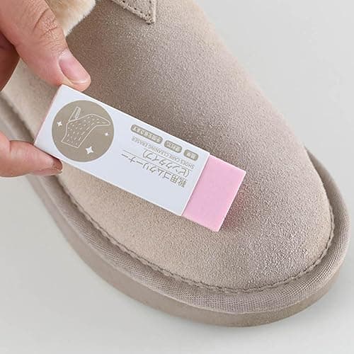 Cleaning Brushes Nubuck And Suede Erasers Stain Removal Shoe Cleaning Erasers Car Seats Leather And Accessories Shoe Care Products for Stainless Steel And Pans (Pink, One Size) thumbnail 3