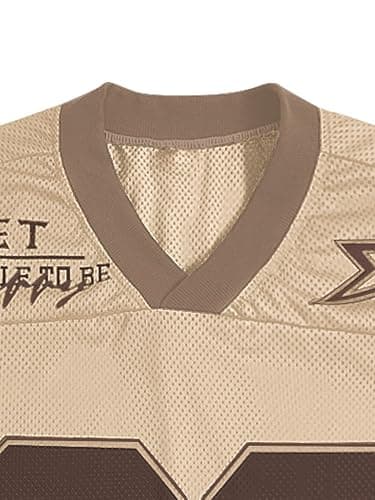 SOLY HUX Jersey Baggy Shirts Graphic Tees Oversized V Neck Tshirts thumbnail 4