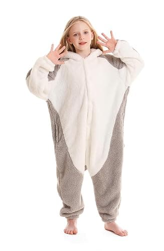 ATOZ Onesie for Kids, Animal Pajamas Halloween Cosplay Costume Girls Boys | Children Christmas Sleepwear Flannel One Piece Loungewear thumbnail 5