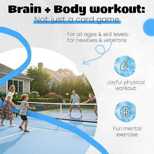 Pickleball Twist Card Game: A Hilarious High-Energy On-Court Challenge - The Ultimate Fun Gift for Pickleball Players of All Levels thumbnail 6