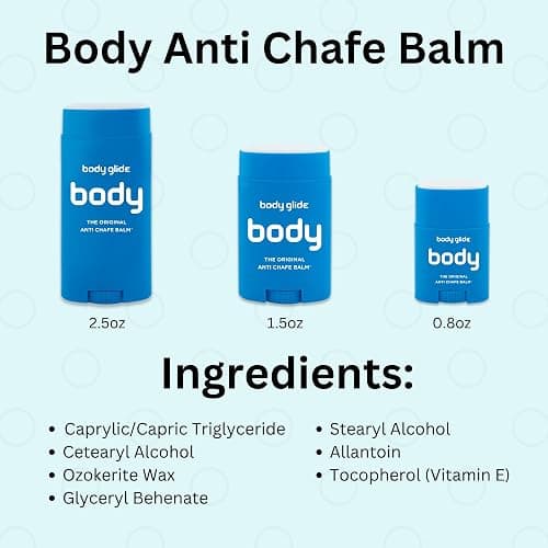 Body Glide Original Anti Chafe Balm | No Chafing Stick | Prevent Arm, Chest, Butt, Thigh, Ball Chafing & Irritation | Trusted Skin Protection Since 1996 |1.5oz thumbnail 8