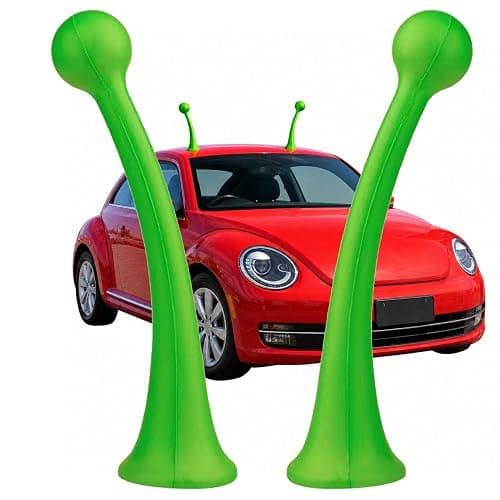 1Pair Car Roof Decoration Snail Tentacles Stickers Creative Funny Wacky for Car Top Bumper Hood Car Exterior Sticker (Snail-Tentacles) - Image 1