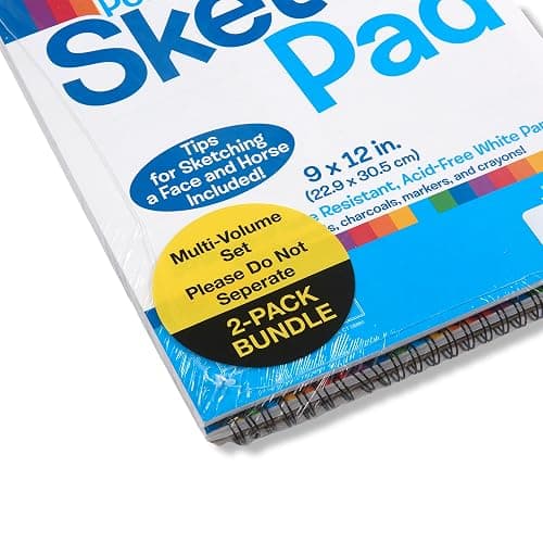 Melissa & Doug Drawing Paper, Sketch Pad, 2-Pack Bundle for Coloring, Writing or Painting (9 x 12 inches) - 50 Sheets Each, Kids Drawing Pad & Art Supplies for Kids Ages 3+ - FSC Certified thumbnail 11